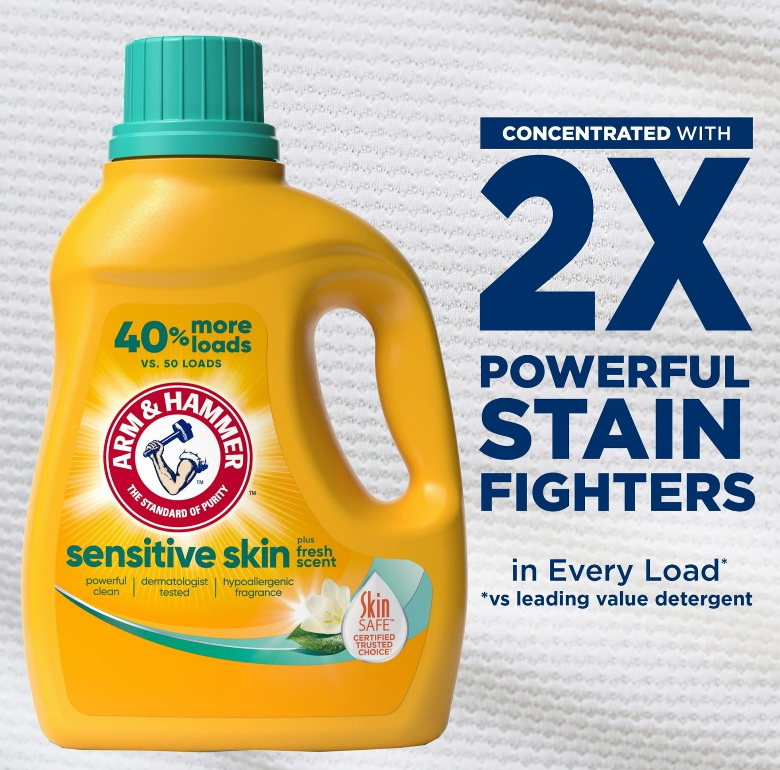 ARM & HAMMER Fresh Scent Liquid Laundry Detergent Sensitive Skin 105oz 105Loads gallery