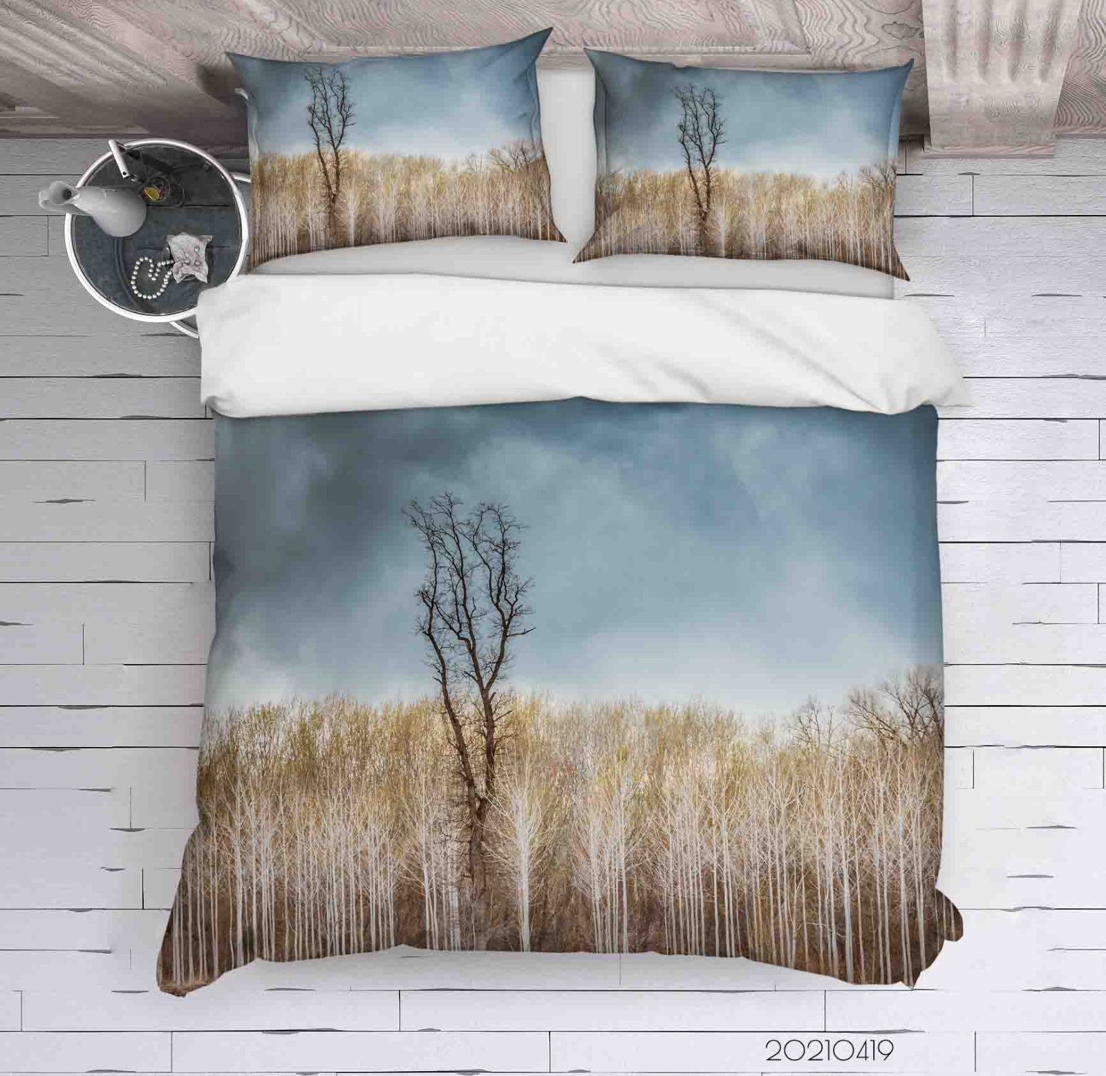 3D Forest Autumn Scenery Quilt Cover Set Bedding Sets Pillowcases gallery