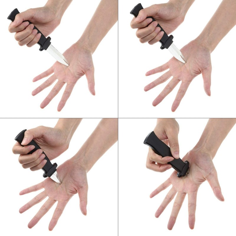 Retractable Dagger Knife Prank Joke Gag Trick Fake Weapon Disappearing Blade Toy gallery