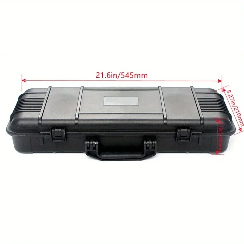 6 Sizes Black Hard Shell PP Toolbox Shockproof Portable Tool Storage Case gallery