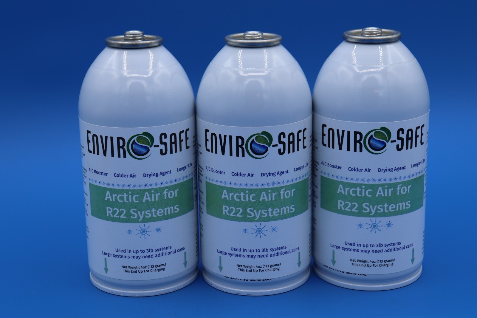 Envirosafe Arctic Air for R22, AC Support, Envirosafe, (3) 4 oz cans gallery