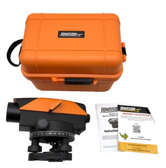 Johnson Level & Tool 26X Automatic Optical Level 40-6926 Case w/ Strap Manual