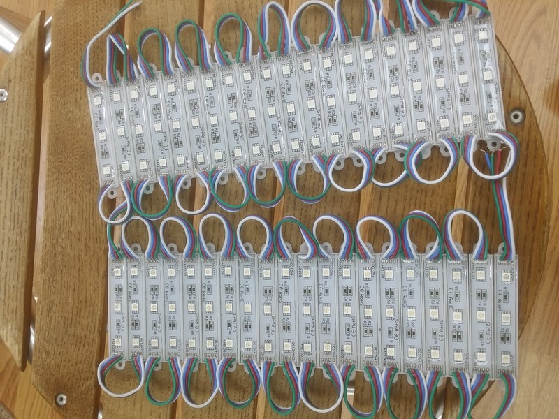 10F-104F IP65 LED RGB LED Module Light Lamp DC 12V Waterproof USA Seller gallery