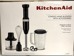 KitchenAid Corded Variable-Speed Hand Blender with Accessories, 6-Piece Set