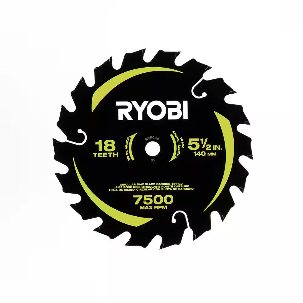 5-1/2 In. 18T Thin Kerf Carbide Circular Saw Blade gallery