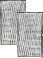 (2 PACK) Compatible with Broan S97007893 Aluminum Mesh Range Hood Grease Filters