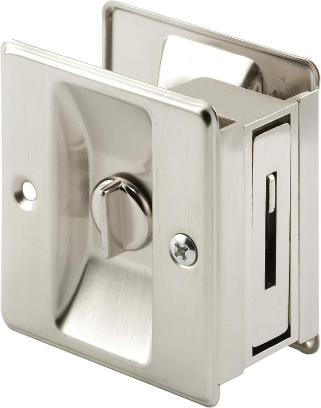 Quick & Easy Installation N 7239 Pocket Door Privacy Lock - Perfect for Upgrades gallery