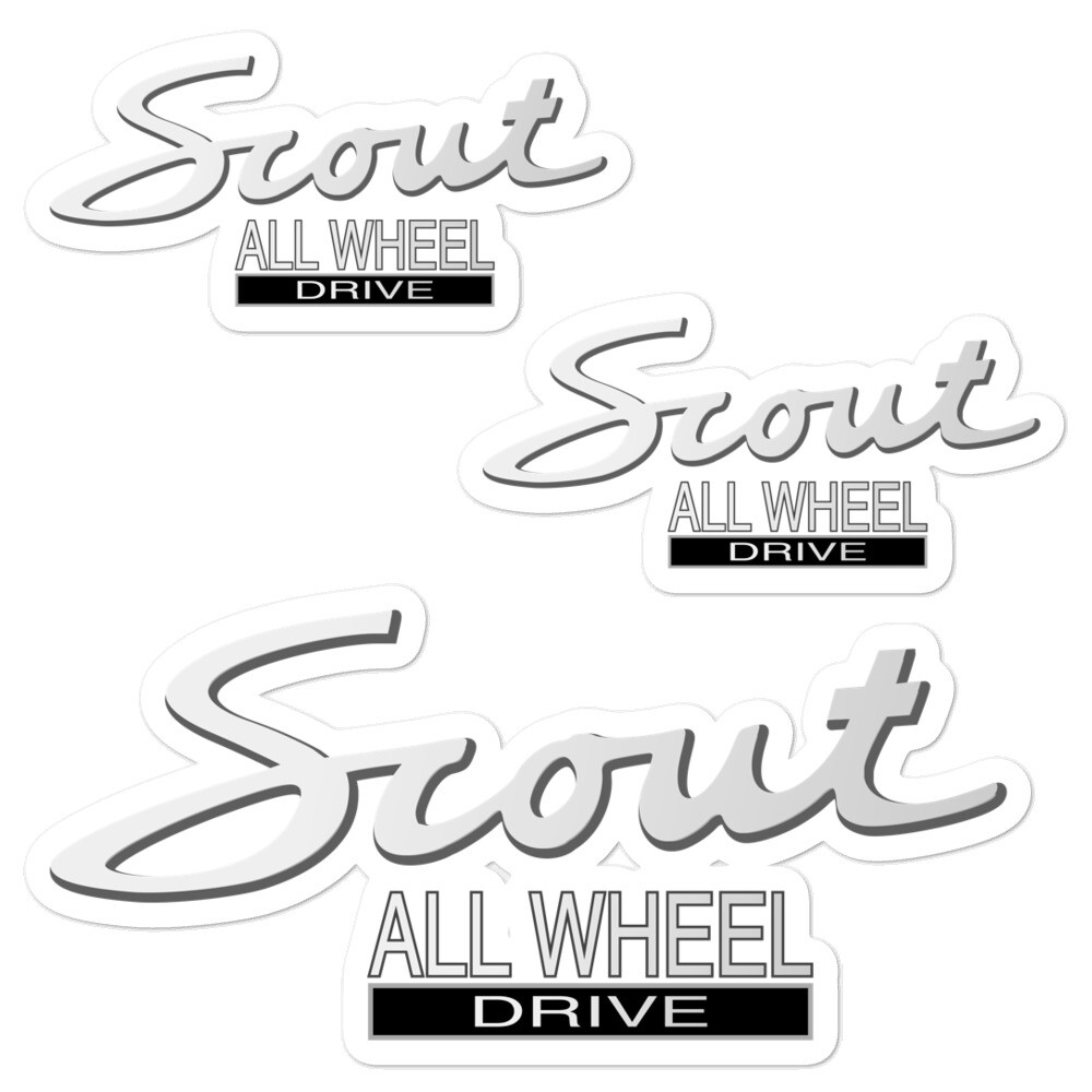 Scout Stickers (3) International Emblem Logo Badge Script gallery