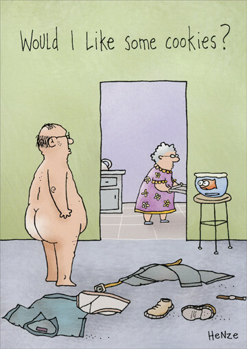 Like Some Cookies Funny Anniversary Card - Greeting Card by Oatmeal Studios gallery