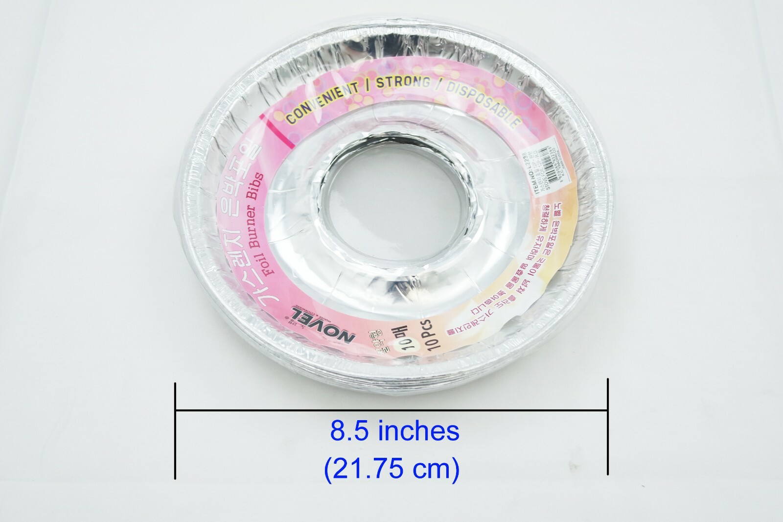 Disposable Round Foil Burner Liners for Gas Stove 8.5" Foil Burner Bibs gallery