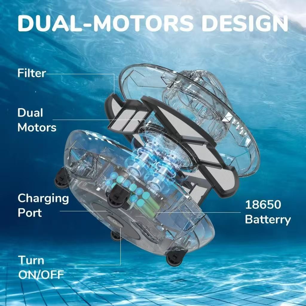Seauto UFO Smart Robotic Pool Vacuum Cleaner Debris Removal For All Pools gallery
