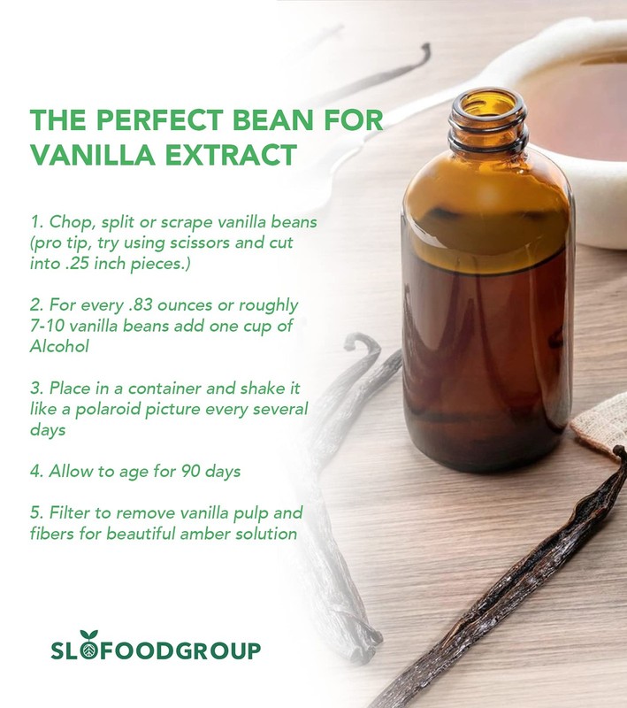 Slofoodgroup Madagascar Vanilla Beans Extract Grade B Vanilla Pods 4 oz. ... gallery