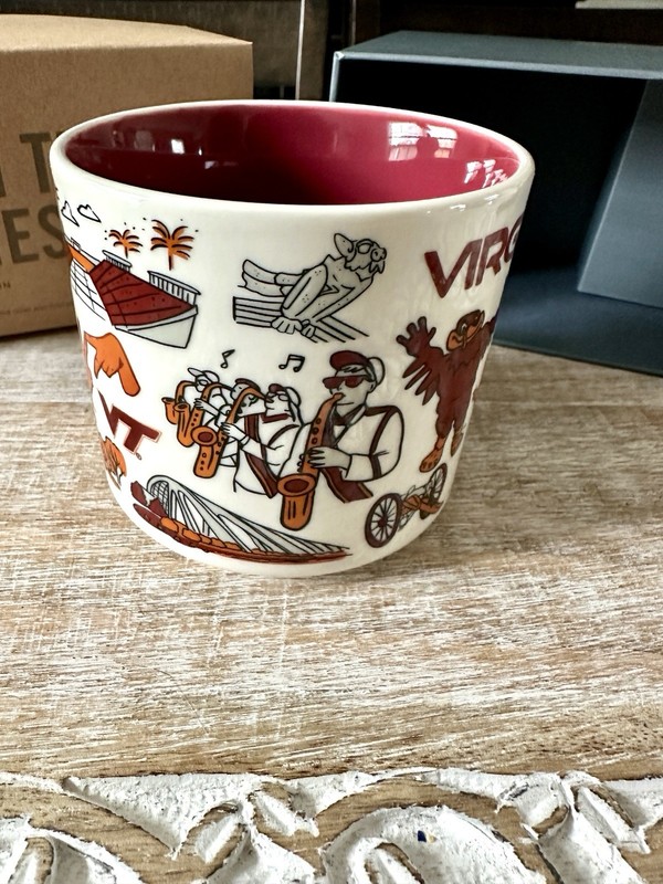 VIRGINIA TECH Starbucks Been There Series Campus Collection Ceramic Hokie Mug gallery