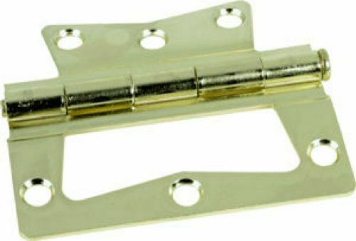 Mobile Home/RV Interior Butterfly Brass Hinge Set (2 Pack) with Screws gallery