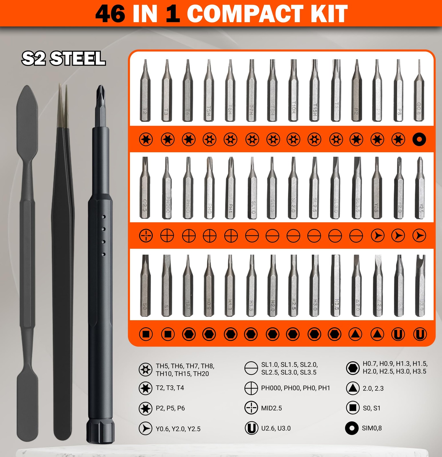 Precision Screwdriver Set 46-in-1, Mini Screwdriver Set with Portable Storage... gallery
