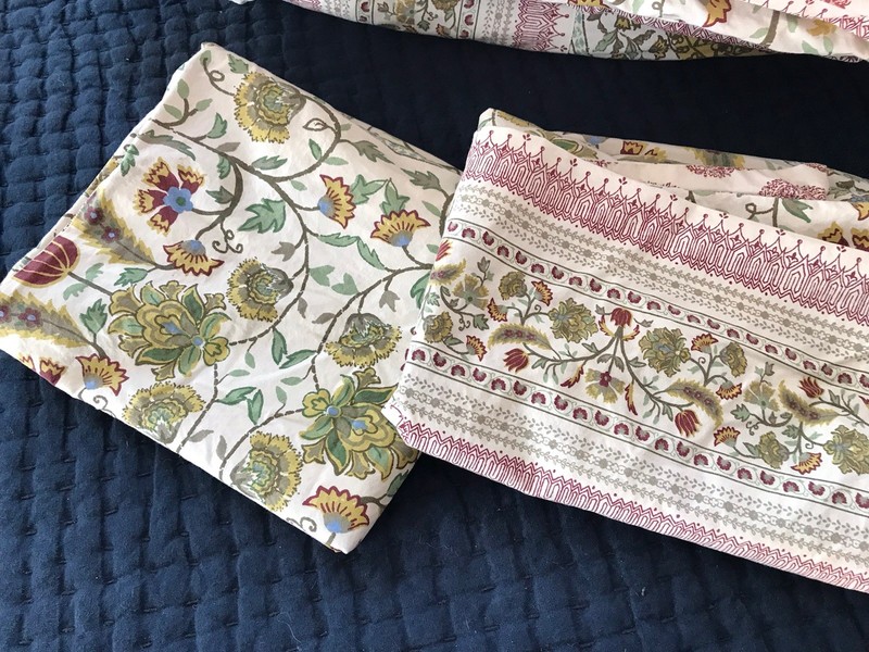 Boho Style Queen Comforter Set w/ 2 King Shams/Pillowcases Gold Purple Tapestry gallery