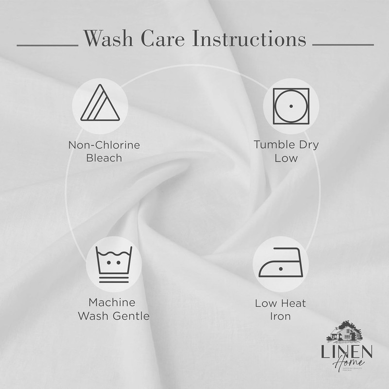 Washed Cotton Percale Fitted Sheet Queen Size White 1 Deep Pocket Fitted Shee... gallery