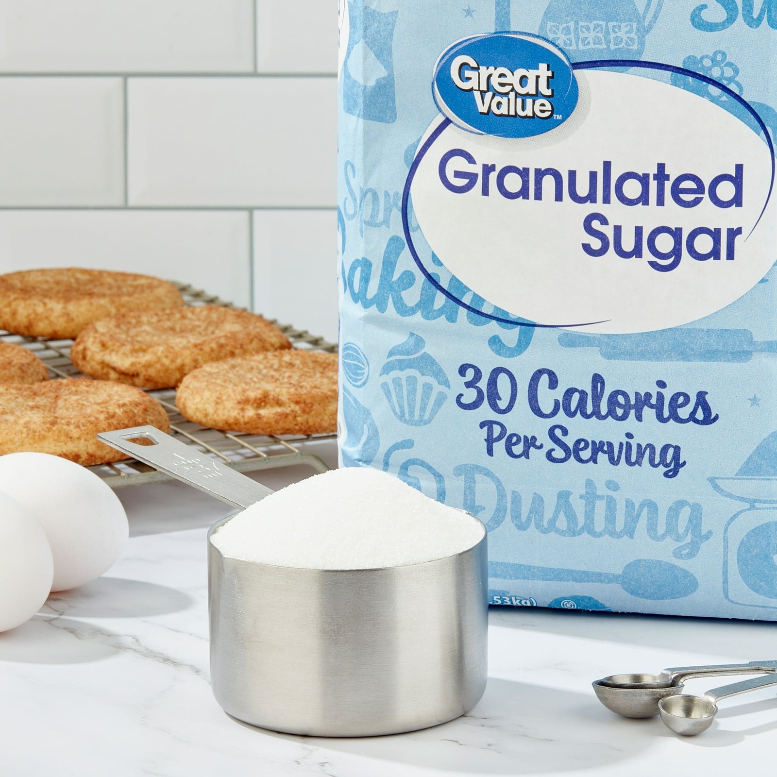 Great Value Pure Granulated Sugar, 10lb,New (2 Pack) gallery