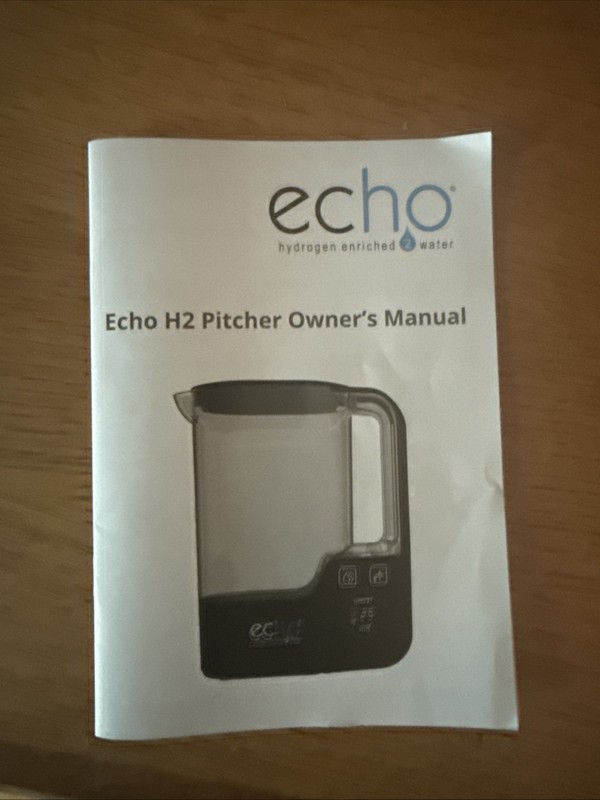 Echo H2 Portable Rechargeable Hydrogen Water Pitcher - gallery