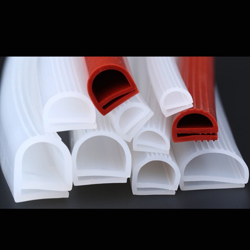 High Temperature Resistant e Type Silicone Oven Seal Strip Draught Excluder gallery