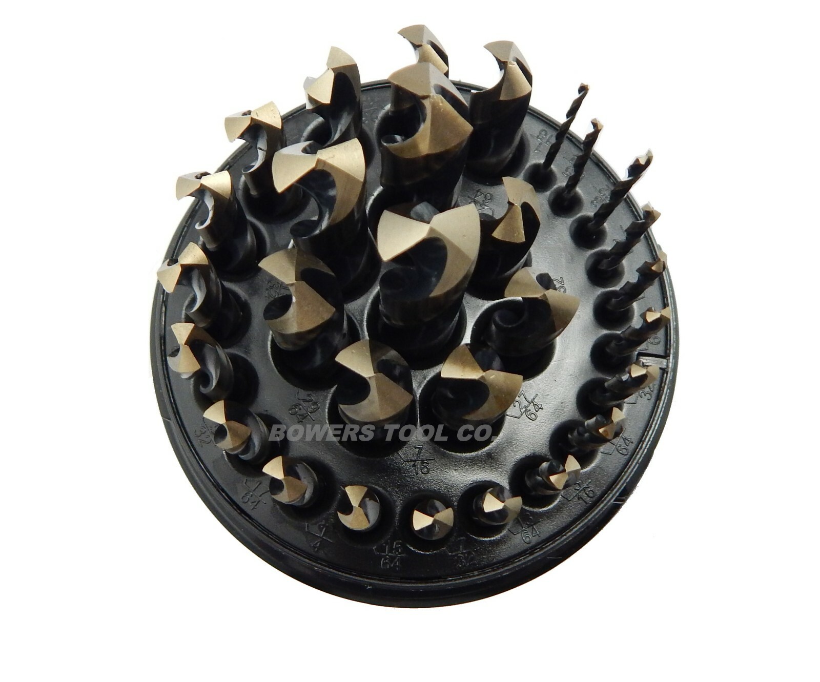 Cle Line 29pc Jobber Drill Bit Set HI-Moly M7 Black & Gold 3 Flats 1/16-1/2 USA gallery