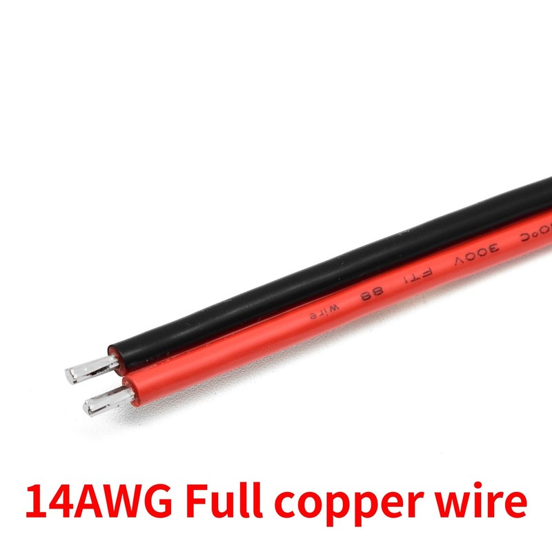 2 Pack SAE Connector Cable 14AWG 1Ft 2 Pin SAE Quick Connect Disconnect Plug gallery