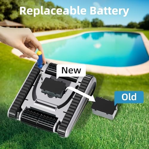 SEAUTO SEAL ROBOTIC VACUUM, WALL-CLIMBING, AUTOMATIC POOL CLEANER - GRAY BLACK gallery