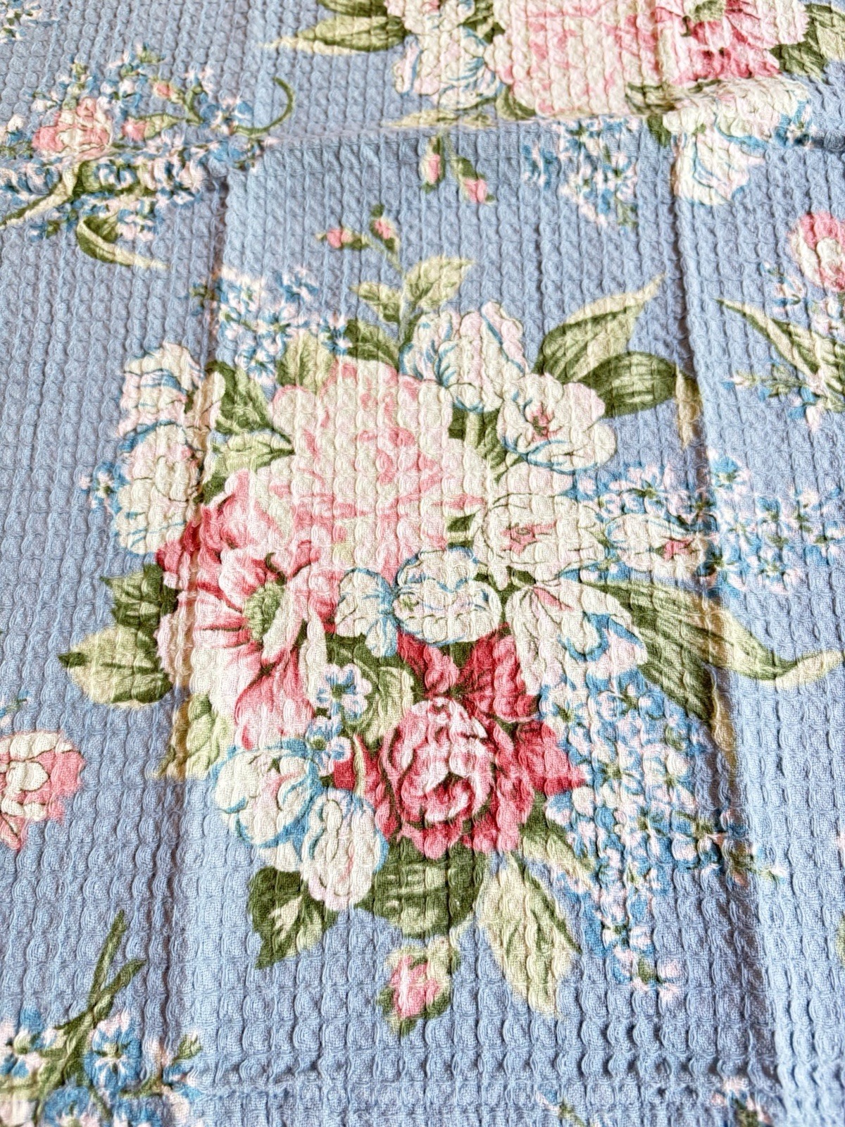 New Set/2 April Cornell Cotton Kitchen Towels~ Style “Blanche” Color Mist ~Tags gallery