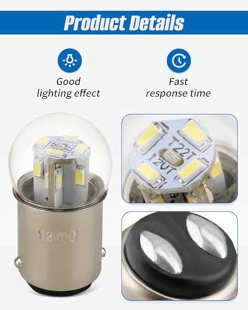 Pack #90 Miniature Bulb LED Replacement 12/14vdc Replaces Filament Bulbs 5 gallery