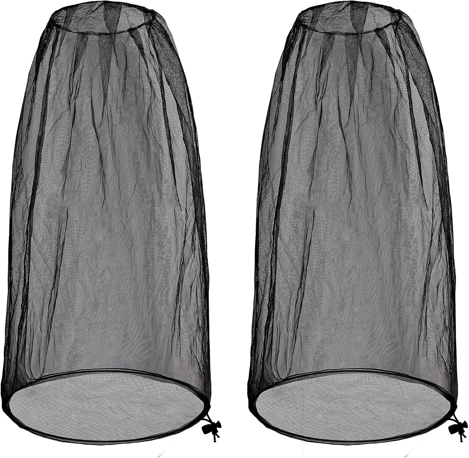 2 Pack Ultra Large Mosquito Net 42x25 Inches Mosquito Head Net Oversized Insect gallery