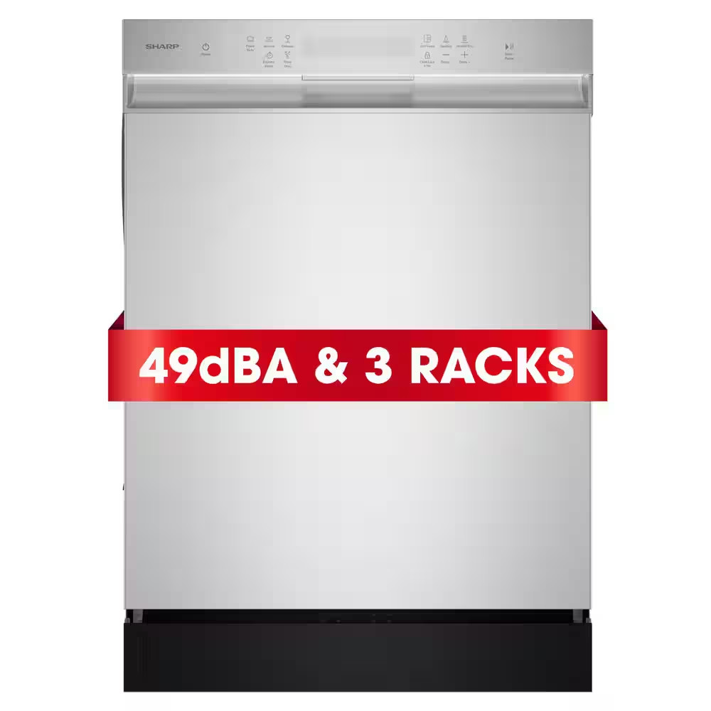24 in Front Control Standard Built-In Dishwasher with Stainless Steel Tub and 5 gallery