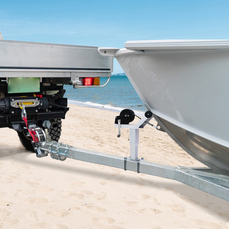 Universal Galvanized Winch Post Stand Assembly For Boat Trailer Adjustable gallery