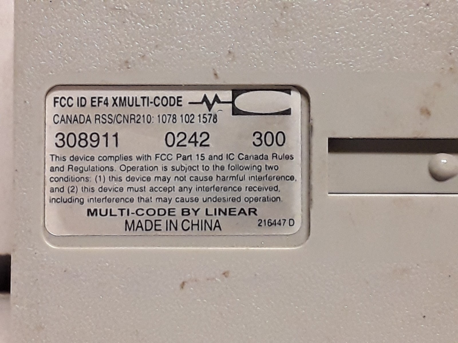 Multi-code single button Garage Door & gate remote opener 308911 gallery