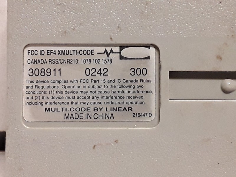 Multi-code single button Garage Door & gate remote opener 308911 gallery