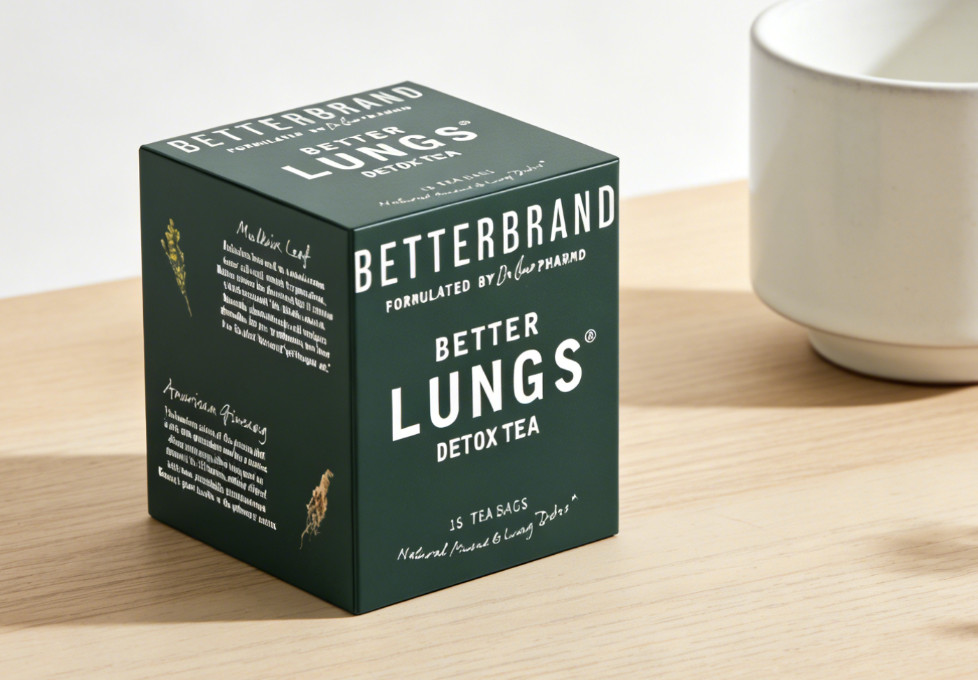 Betterbrand Better Lungs Detox Tea Caffeine Free Herbal Tea Bags Mullein Leaf gallery