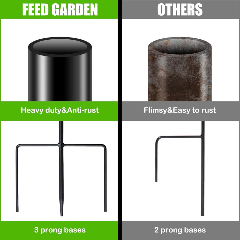 FEED GARDEN Adjustable 32 Inch Small Shepherds Hooks for Outdoor, Garden Hooks f gallery