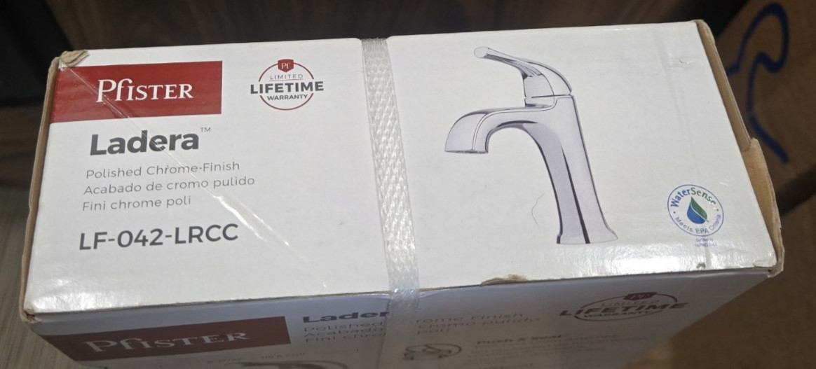 Pfister Ladera Single Handle Single Hole Bathroom Faucet in Polished Chrome gallery
