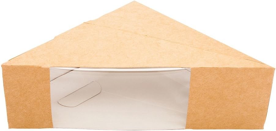 Small Triangle Sandwich Take Out Box with Window – 25 Pack gallery