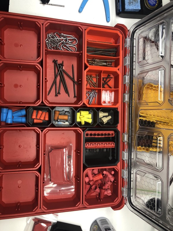 Milwaukee Packout Low Profile Bin For Slim Pack Out Red Or Black gallery