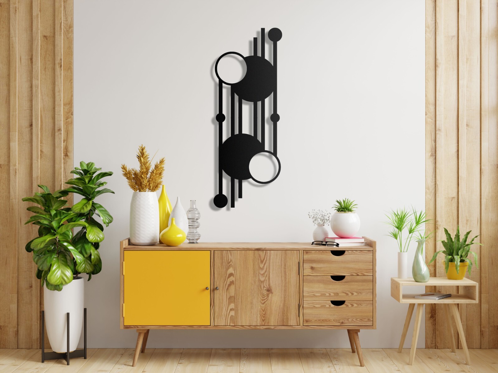Geometirk Metal Wall Art, Abstract Modern Wall Art, Home Decor, Modern Decor gallery