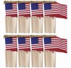 150 Pack Small American Flags on Stick 4 x 6 Inches Handheld Flags gallery