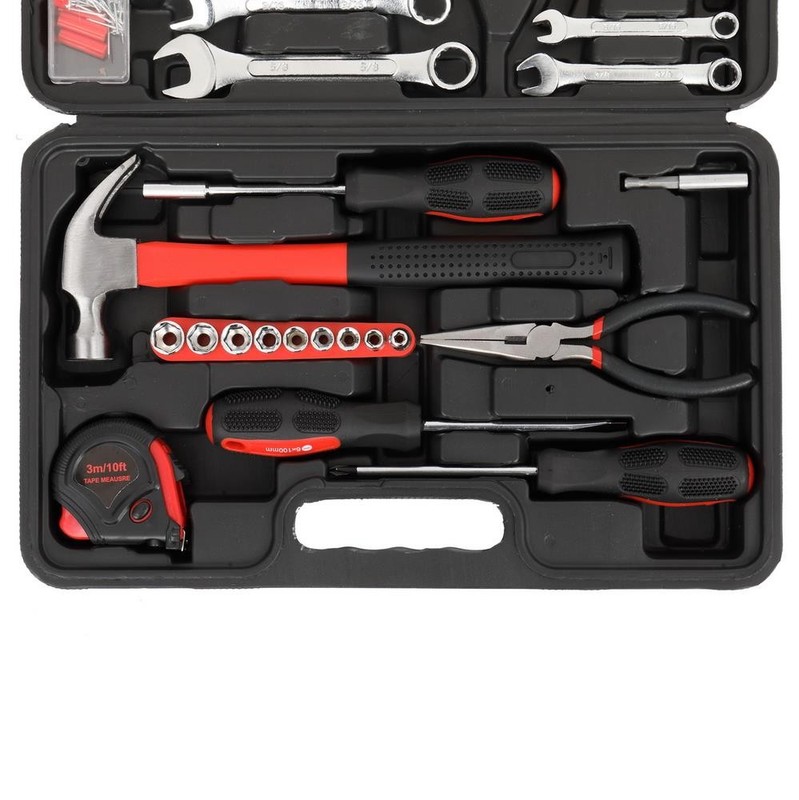 Portable 148Pcs Hand Tool Set Mechanics Kit Household Hand Tool Kit w/ Case gallery