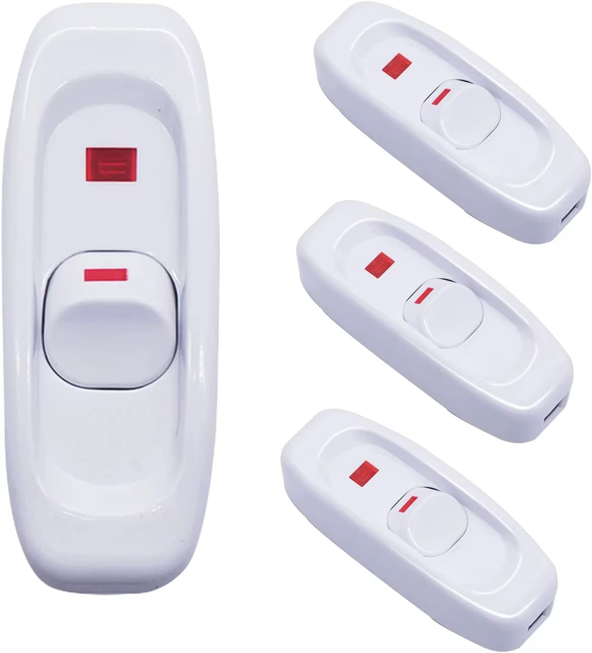 1 Pack Appliance Switch On/Off Button Table Lamp Desk Light In-Line Switch Cord gallery