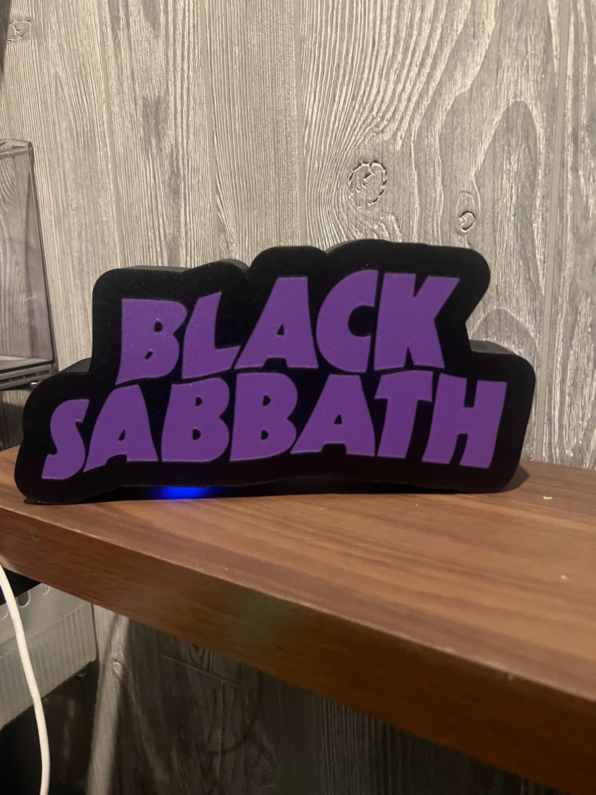 Black Sabbath LED Sign – 5V Dimmable Light – Rock Band Decor – 9 X 6 gallery