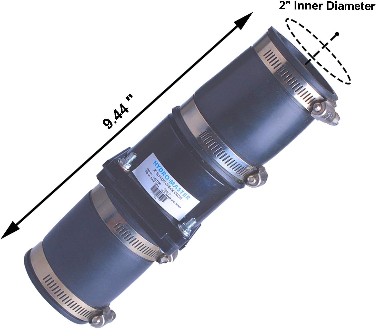 Plastic Sump Pump High Quality Check Valve with Stainless Steel Clamps 2 inch gallery