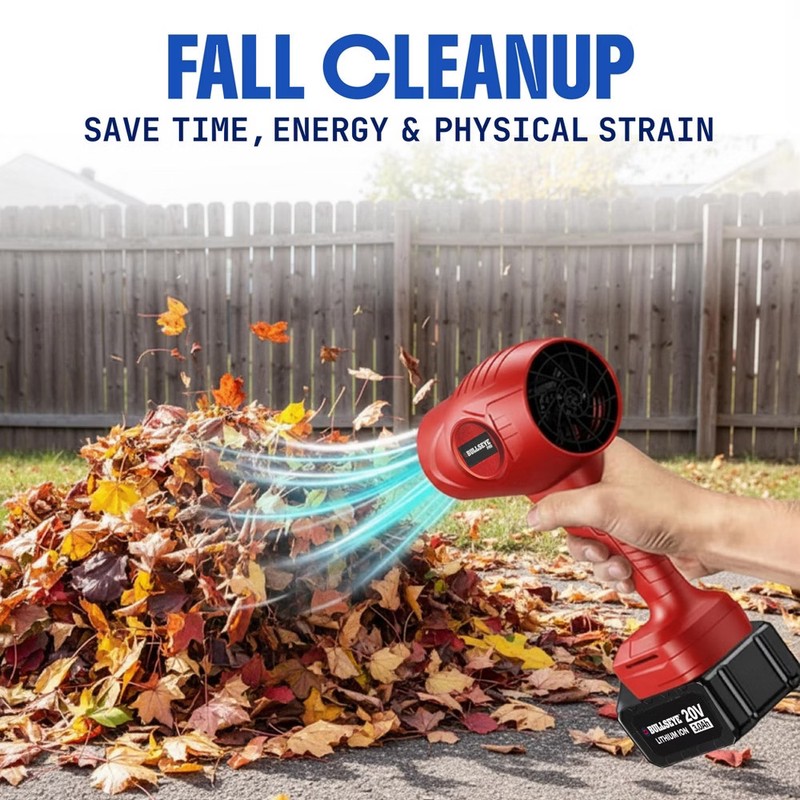 Bullseye Blower Cordless 20V Handheld Electric Leaf Dust Blower 24,000 RPM New gallery