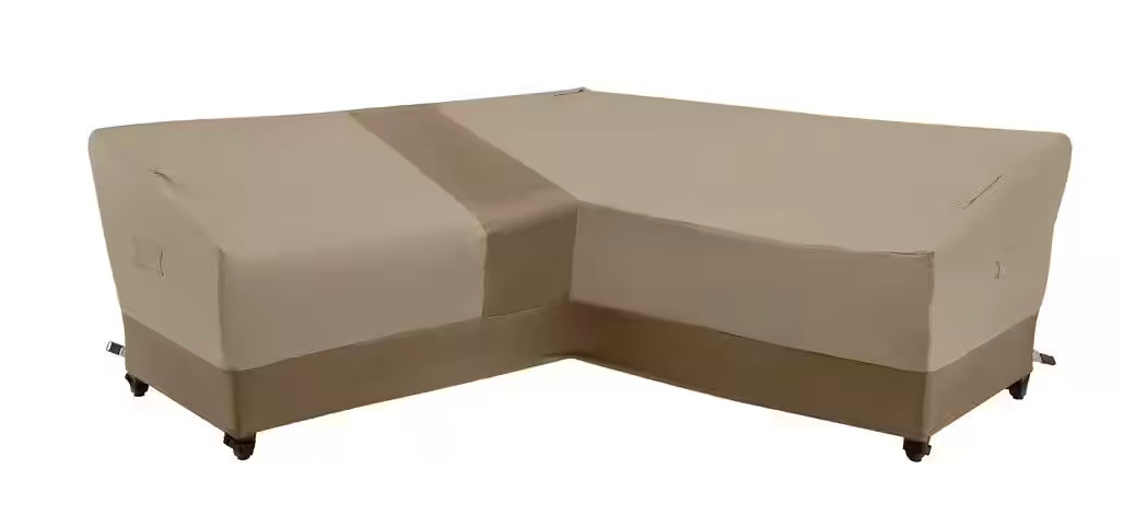Hampton Bay Universal Sectional Patio Cover Beige/Brown 1006 573 528 gallery