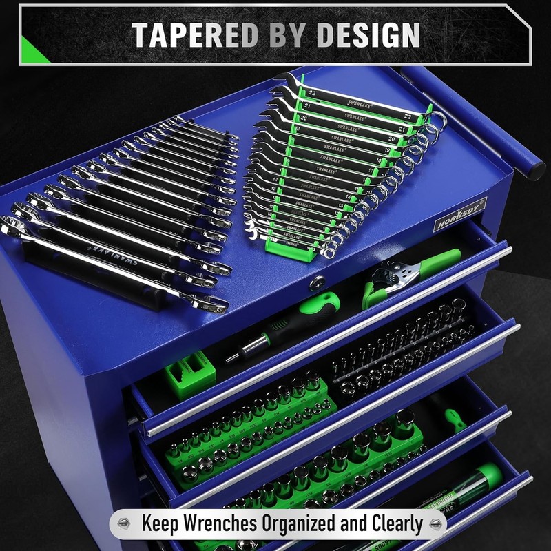 2-Pack Magnetic Wrench Organizer Holder SAE(1/4" - 1 1/16") and Metric(6mm-24mm) gallery