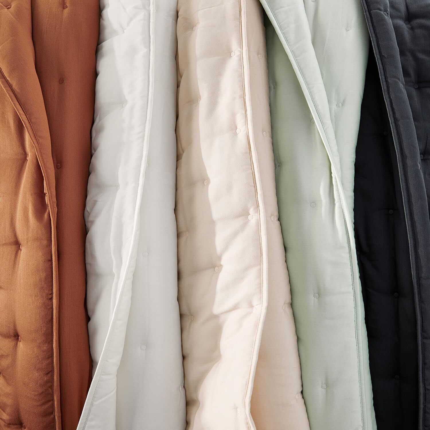 Recycled Polyester & Cotton Blend Quilt Sham, Standard,LIGHT CARAMEL 31.5x31.5IN gallery