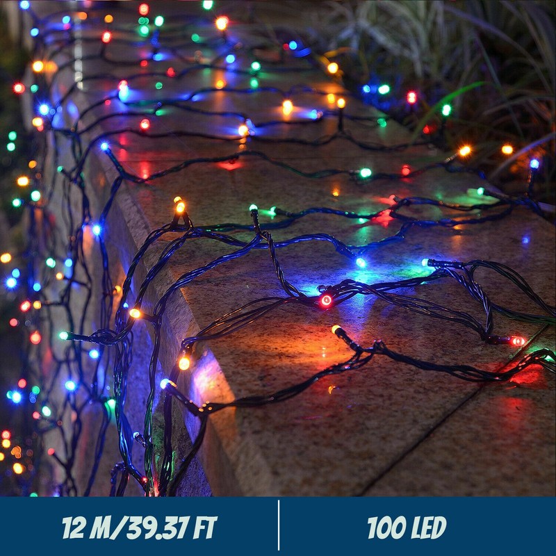 Durable 100 LED Solar String Lights Outdoor Garden Wedding Party Christmas gallery